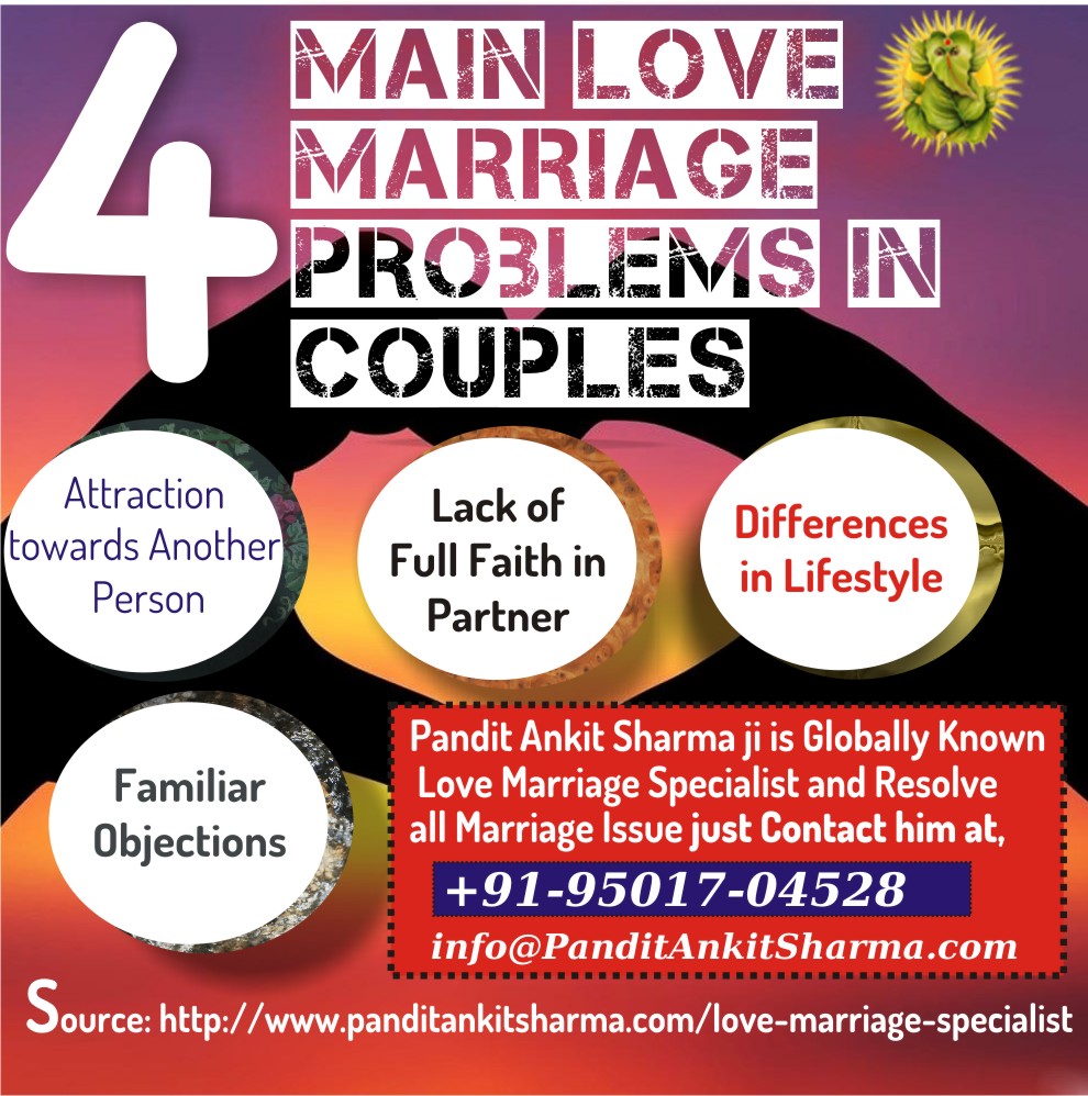 4 Main Love Marriage Problems in Couples